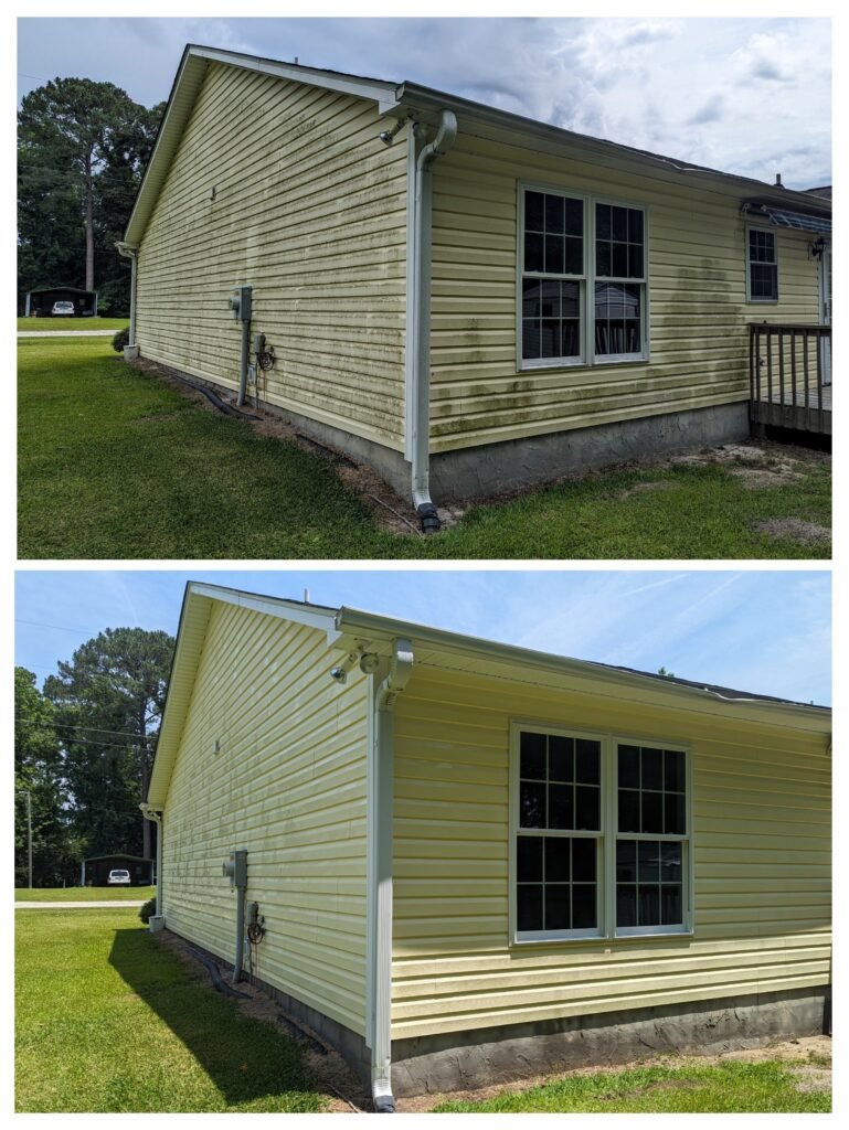 pressure washing a house greensboro